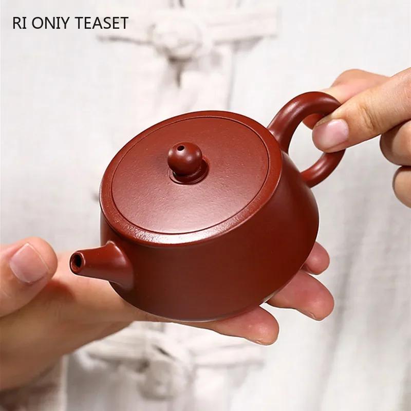 100ml Authentic Yixing Small Capacity Purple Clay Teapots Master Handmade Tea Pot Tea Infuser Kettle Chinese Zisha Tea Set