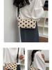 Women's 2026 Polka Dot Canvas Bucket Bag – Trendy Summer Single Shoulder Design