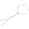 Elegant Water Drop Pearl Backless Necklace and Evening Gown Chain for Women