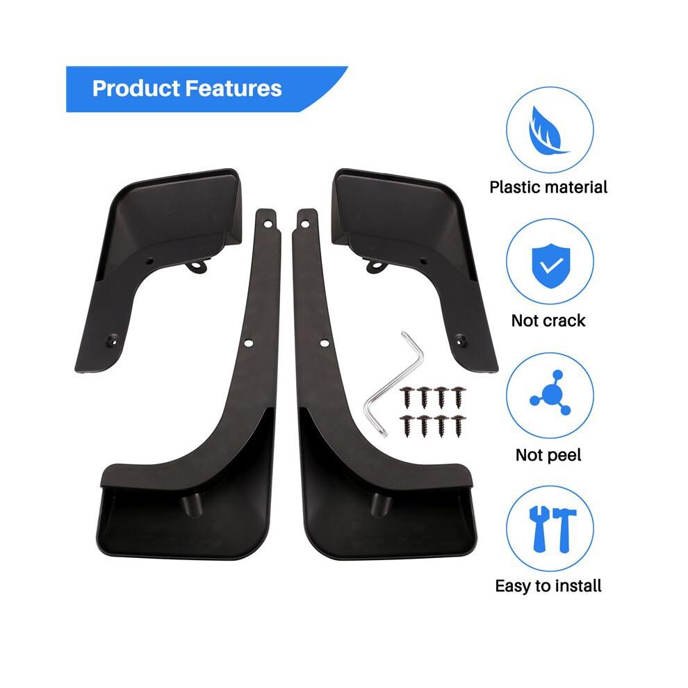 Peau de Garde-Boue Douce de Garde-Boue de Voiture pour RAV4 XA40 2013 2014 2015