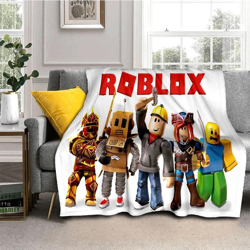 2025 New Style R-Robloxs Cartoon Game Gamer Soft Blankets,Keep Warm Throw Blanket Comfortable Blanket for Beds Sofa Home Bedroom