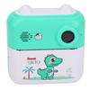 Print Camera Cute Green 24 MP Pixels 1080P Video Thermal Printing Digital Camera Toy with Music