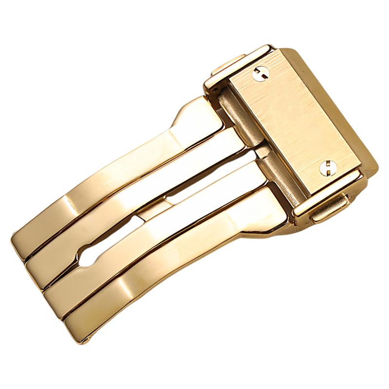 Solid Stainless Steel Clasp for HUBLOT Replace Metal Buckle Butterfly Buckle Silicone Buckle/leather Strap Clasp Accessories