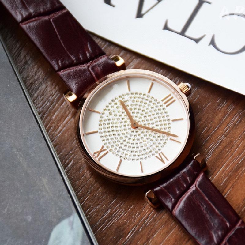 Armani Ferris Wheel AR11387 Women s Diamond-Inlaid Quartz Watch with Stainless Steel Strap