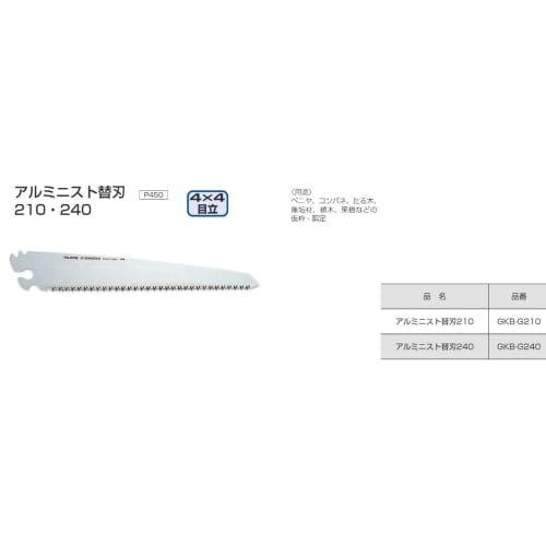 TAJIMA G-Saw 210, 210mm Blade Length, GK-G210