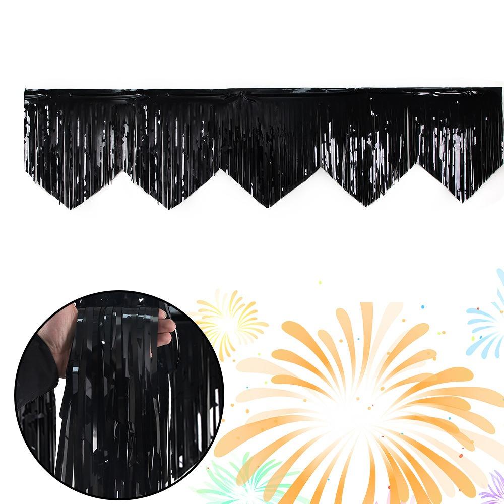 3PCS 50x200cm Wave Rain Silk Curtain Decorative Exquisite Glitter Rain Curtain PET Party Backdrop Curtains