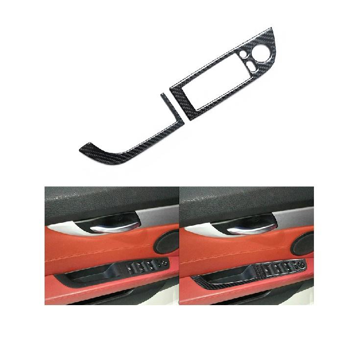 Car Styling Accessories Interior Carbon Fiber Overhead Console Wait Black Stickers Decorative Fit For BMW Z4 E89