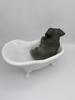 Toyo Sekiyari Dog Ornament Schnauzer (Bathtub)