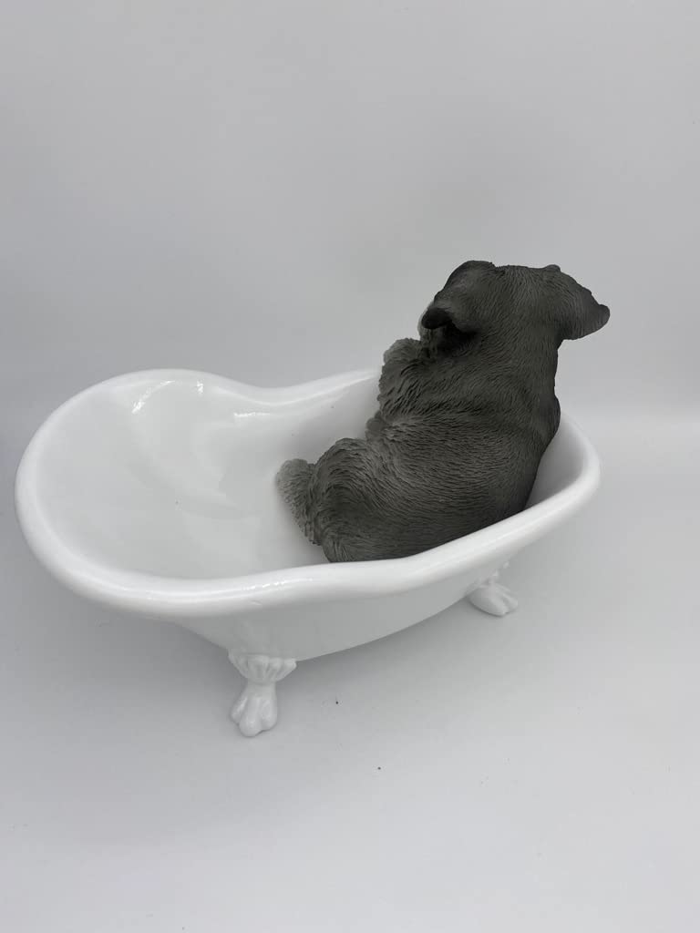 Toyo Sekiyari Dog Ornament Schnauzer (Bathtub)