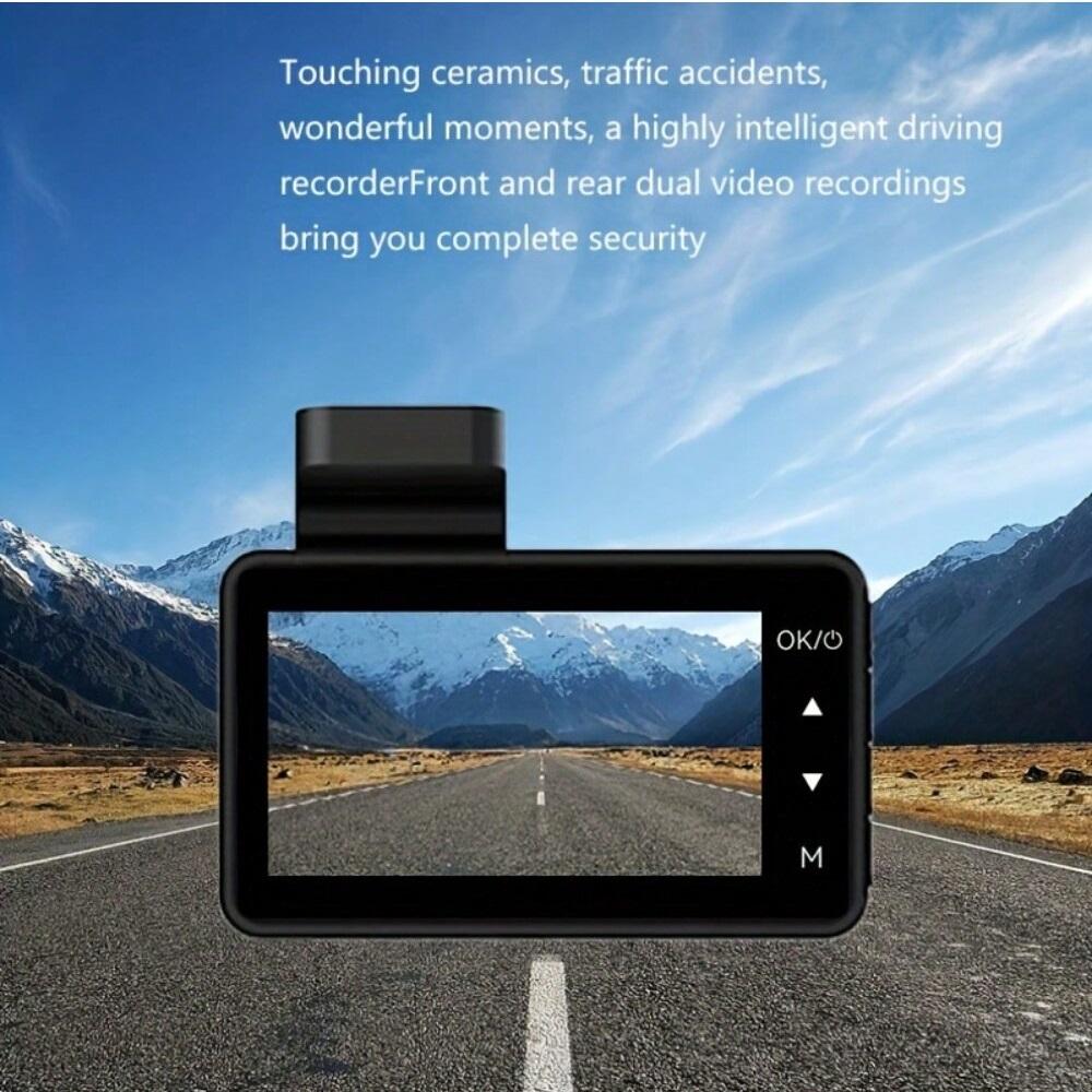 1PC 1080P Car Driving Recorder – 3-Inch Screen HD Single Lens Video Recorder (Trendy Auto Cam)