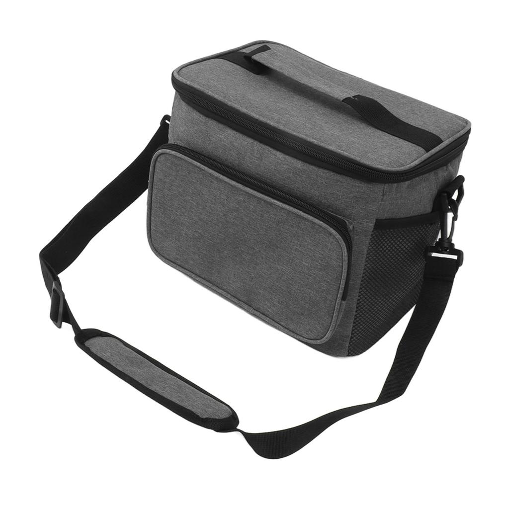Lunch Bag 10L Collapsible Adjustable Strap Leakproof Portable Handle Insulated Lunch Bag for