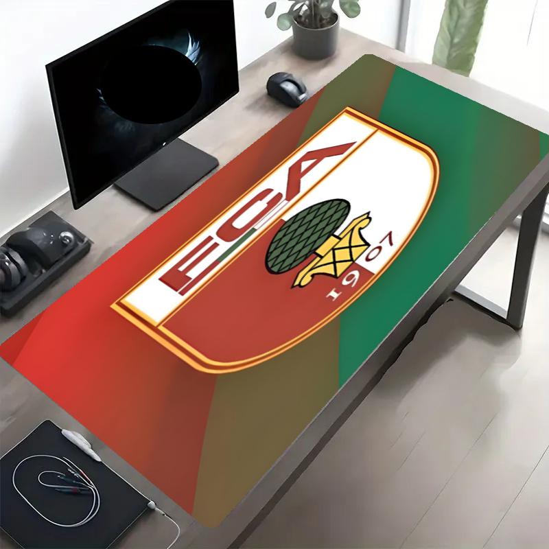 FC Augsburg Print Mouse Pad, Anti‑Slip Desktop keyboard Mat, for PC Laptop Gaming Working Daily Use, Cool Festival Birthday Gift