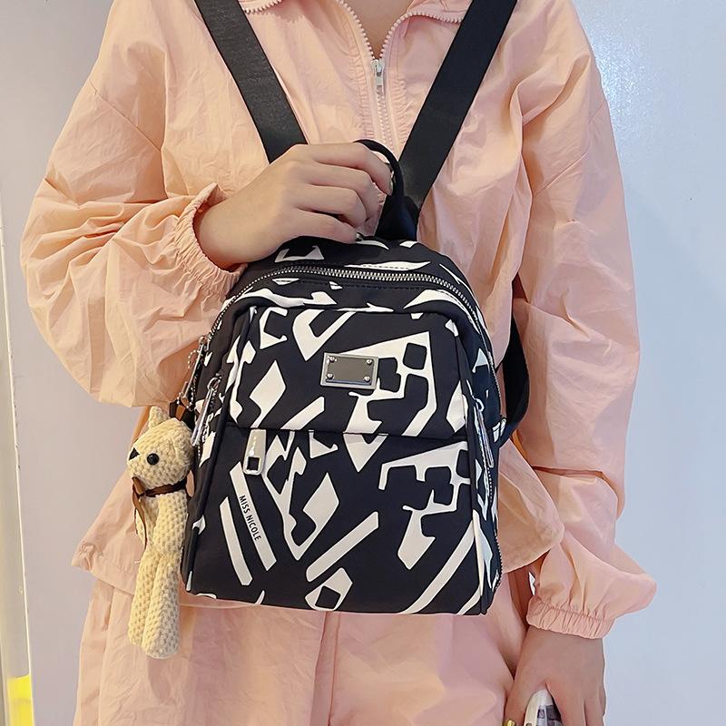 Large capacity travel backpack women s new fashion commuter nylon women s backpack leisure travel backpack