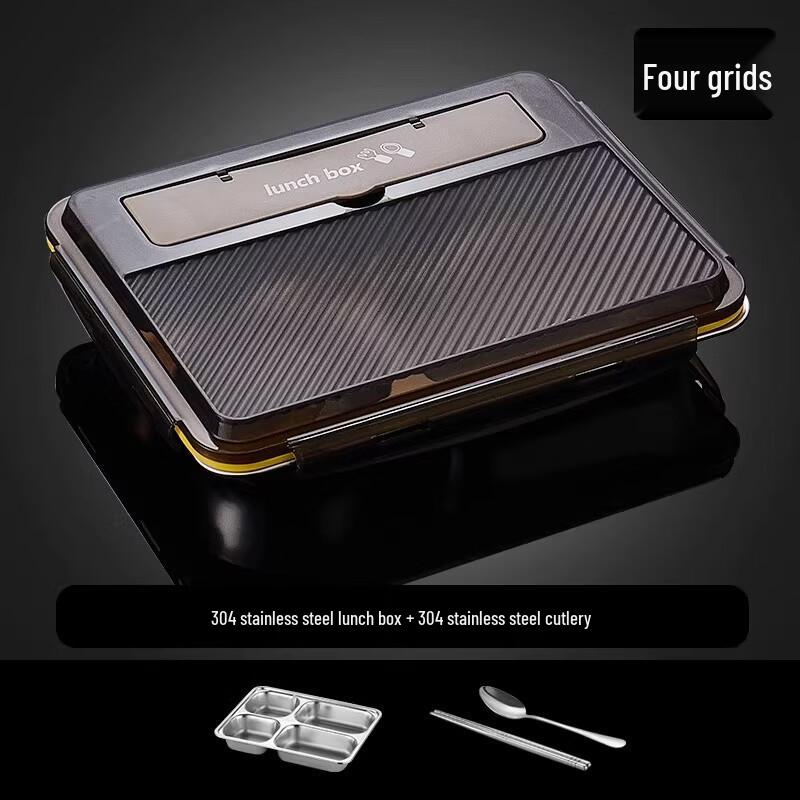 304 Stainless Steel Leak-Proof Compartment Lunch Box