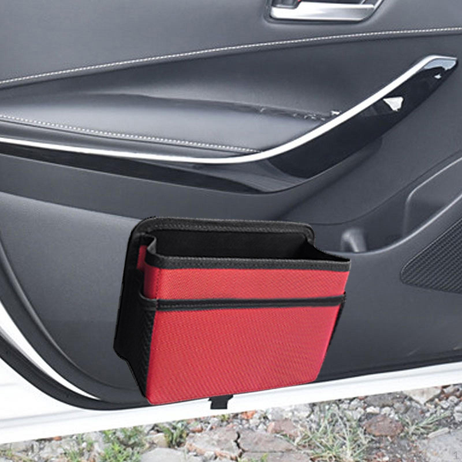 

Автомобильный органайзер для мусора для автомобиля и дома красный