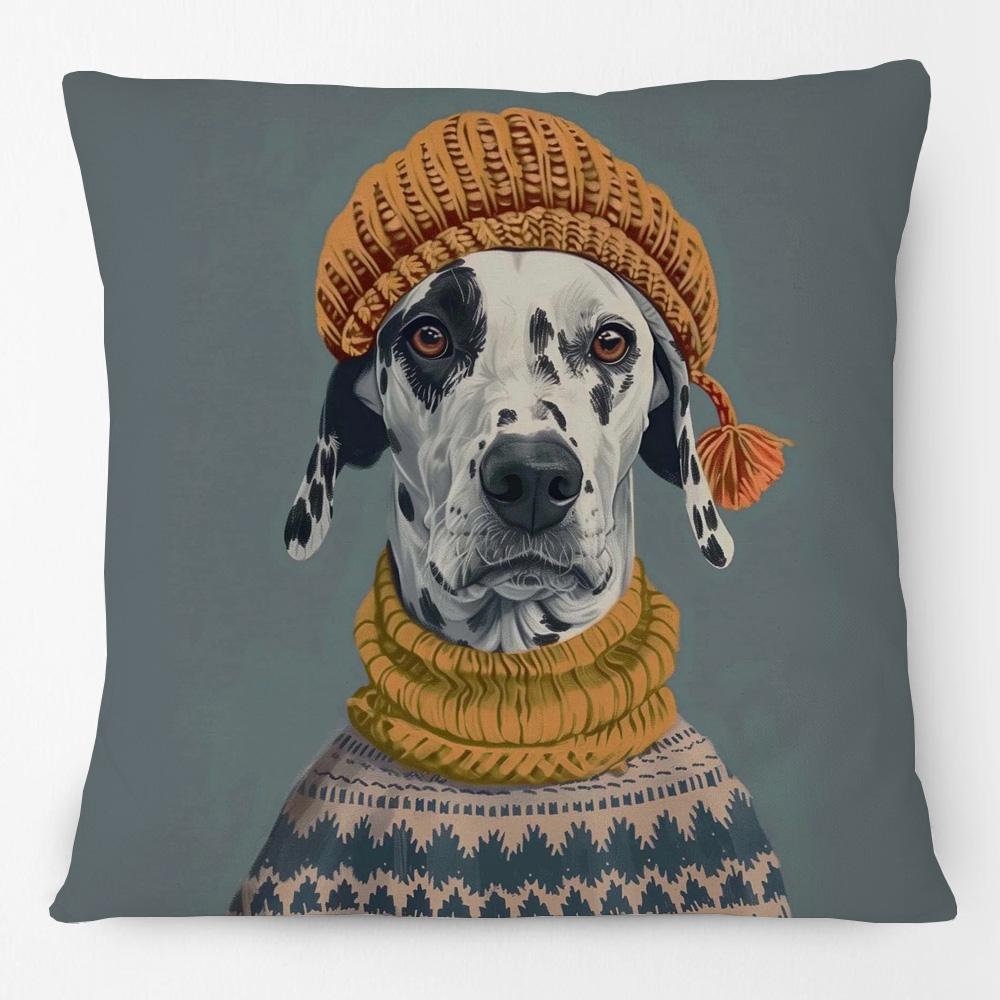 Dalmatian Labrador Retriever Dachshunds Sausage Dog Print Decor Sofa Cushion Cover Pillowcase