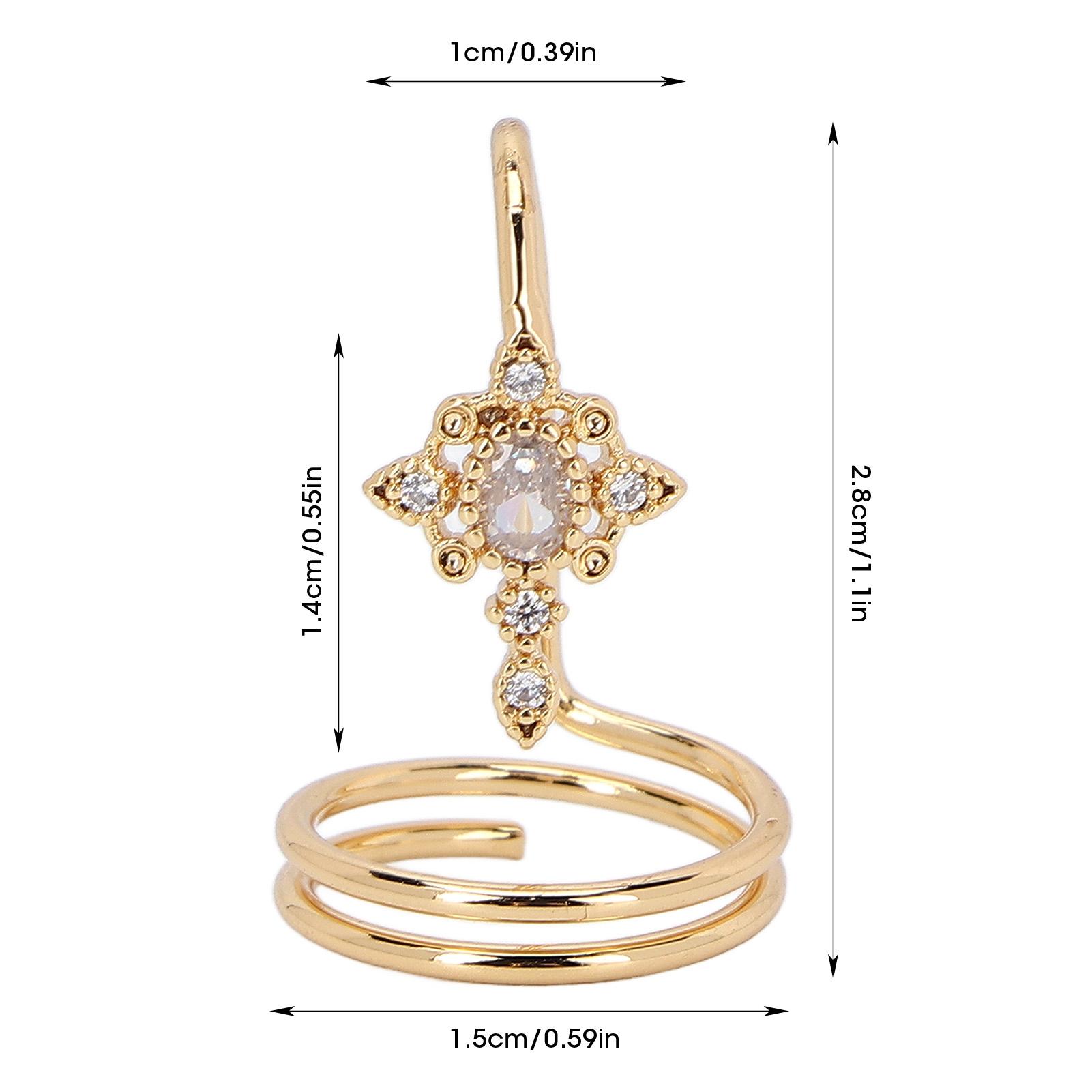 Women Finger Nail   Electroplated Copper Fashionable Fingernail  s Nail Art Accessory