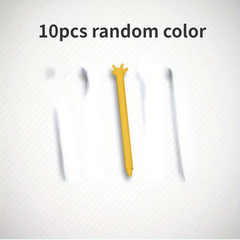 

10 шт. пластиковая профессиональная система ти для гольфа в случайном цвете, длина, подарочные аксессуары для мячей для гольфа