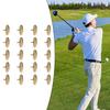 20Pcs Golf Ball Markers Round Accessories Wooden Premium Golf Position Marker for Golf Course Sports Practice Golfing Men Women