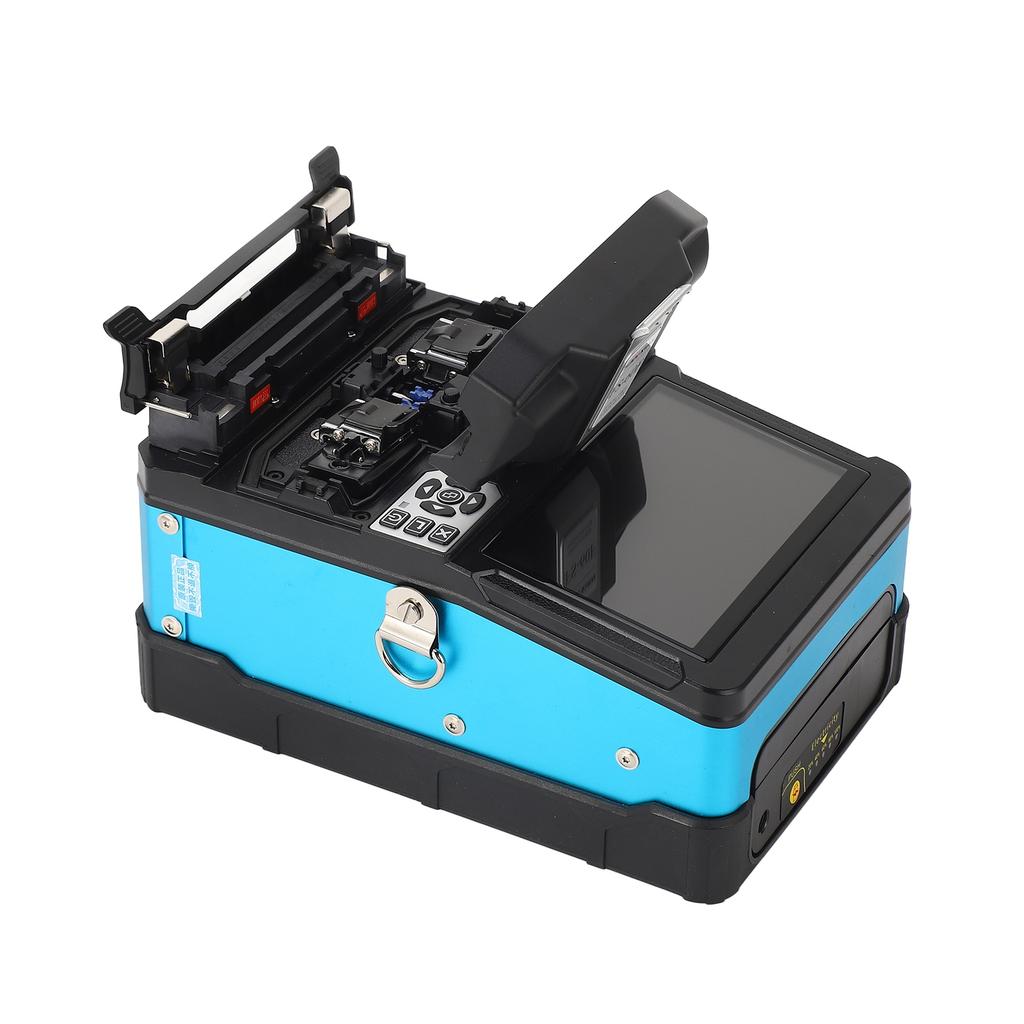 Automatic Fusion Splicer Leather Optical Cable Pigtail 3 in 1 Fully Automatically Optic Fiber Splicing Machine 100‑240V