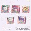 Adorable Cartoon Sticky Notes High-quality Thick Paper Bricks For Girls' Journals Of 200)