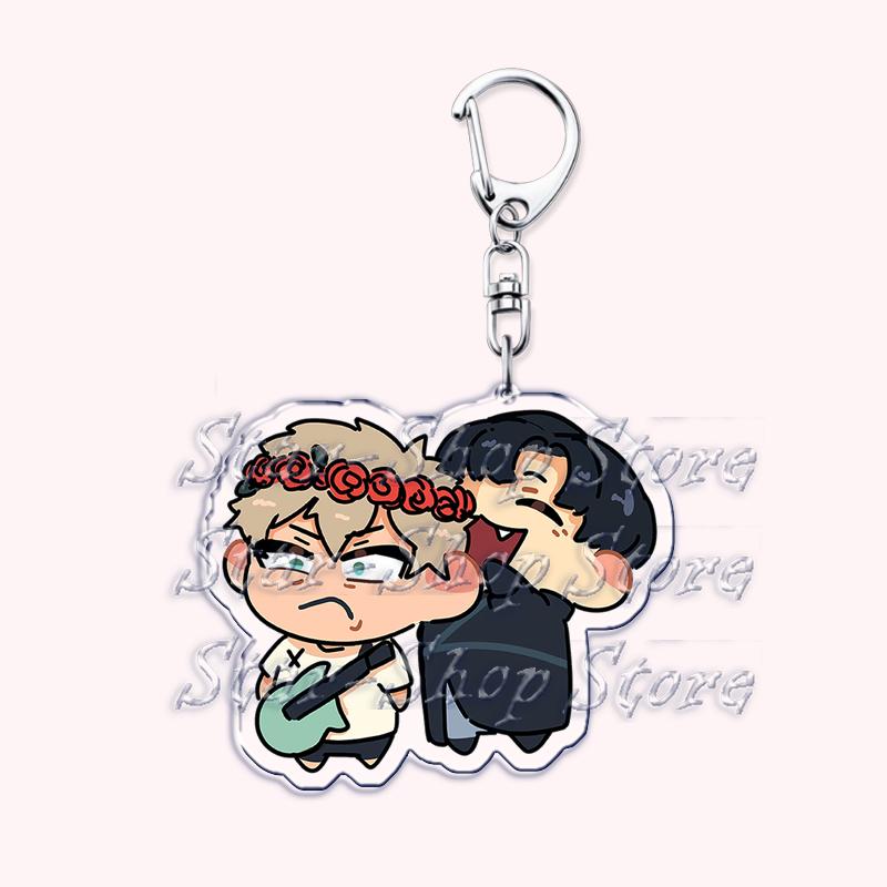 Cute Alien Stage Roommates Chibis Keychains for Womens Accessories Bag Luka Ivan Till Mizi Hyuna Sua Keyrings Jewelry Fans Gifts