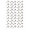 500pcs Exquisite Pinch Clips Silver Pendant Clasps Jewelry Tools Bail Clasp  Jewelry Findings