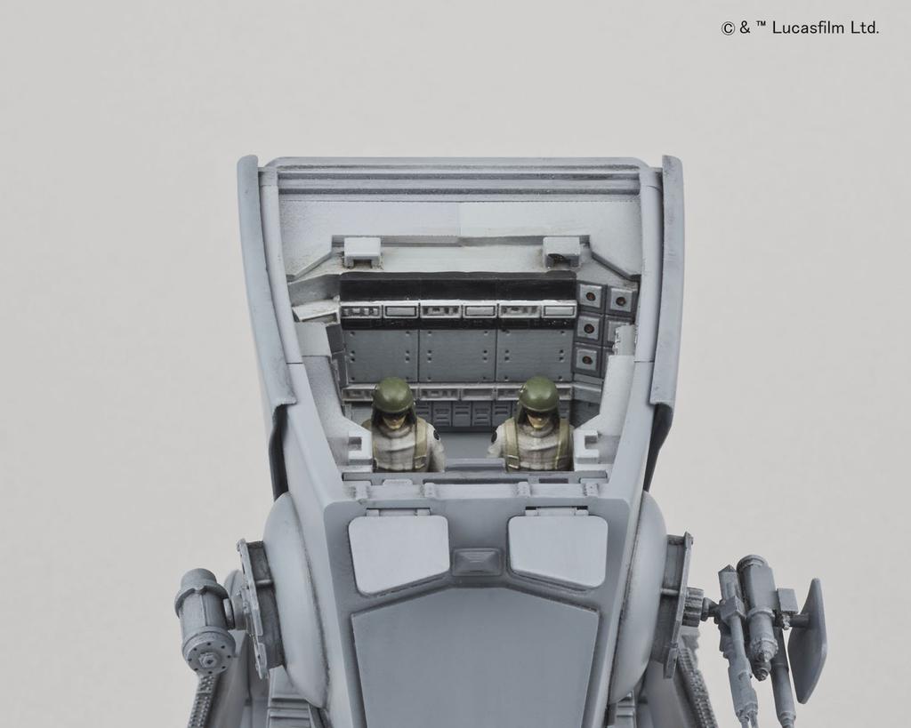 BANDAI SPIRITS Star Wars Scale Plastic Model AT-ST 1/48