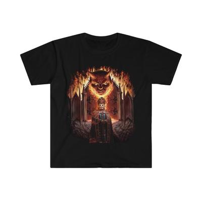 Unisex Soft Cotton T-Shirt. Ghost Band