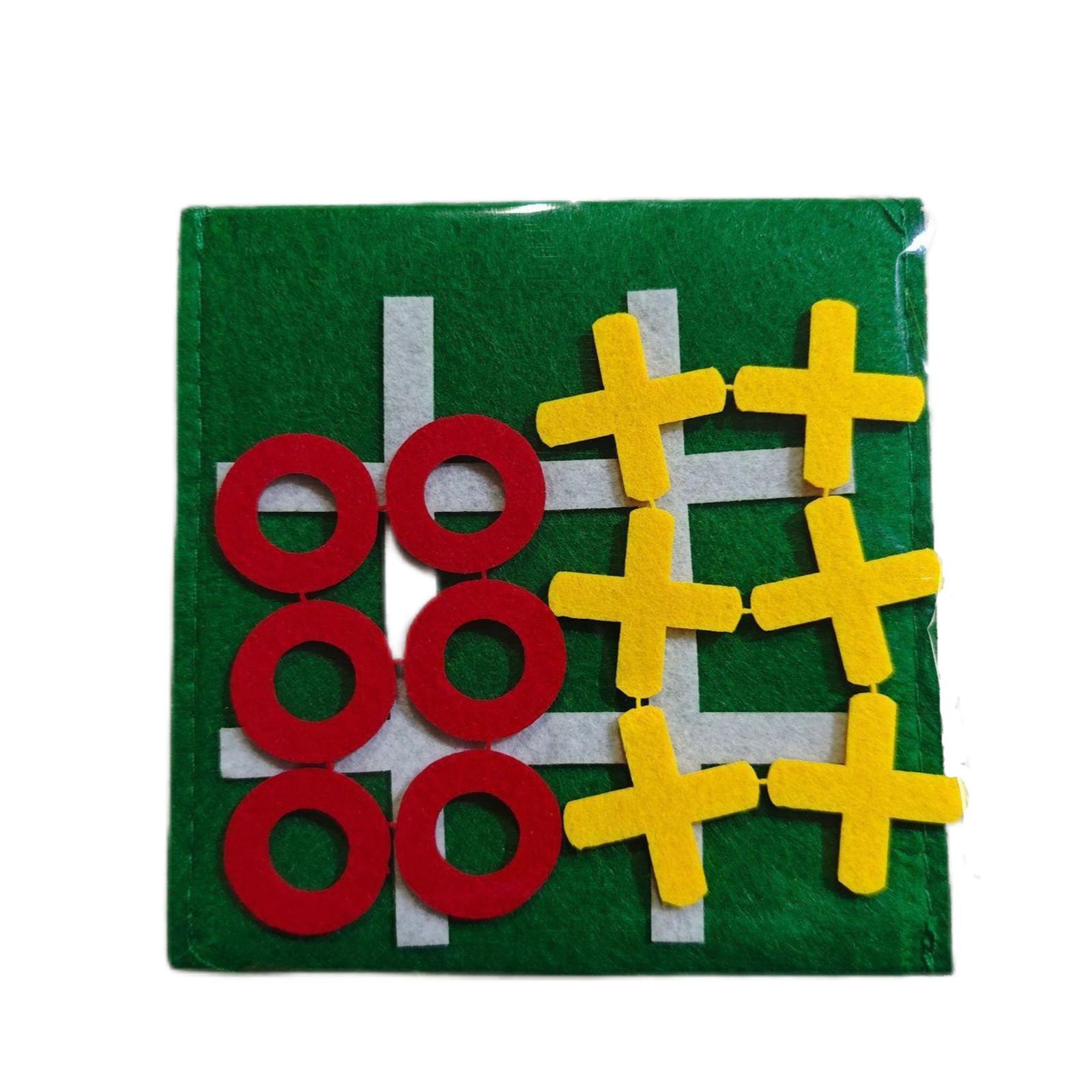 

Игровое поле «Девять квадратов» Детская развивающая головоломка для раннего образования Крестики-нолики Квадратная деталь One Size зелёный