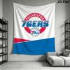 Philadelphia 76Ers Team Logo Threepiece Set 1 Duvet Cover 2 Pillowcase Without Core Duvet Cover And Pillowcase Bedding Set