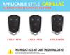Silicone Remote Key Fob Cover for Cadillac XT5, CT6, XTS, XT4, and ATSL - Creative Design for Men and Women