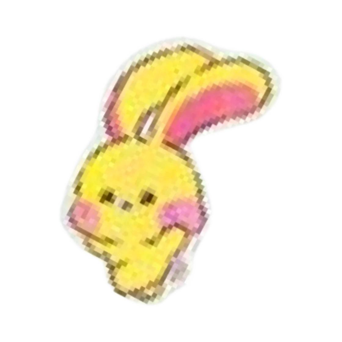 NewJeans Bunini Sticker Skip Yellow - Japan Exclusive ONE SIZE