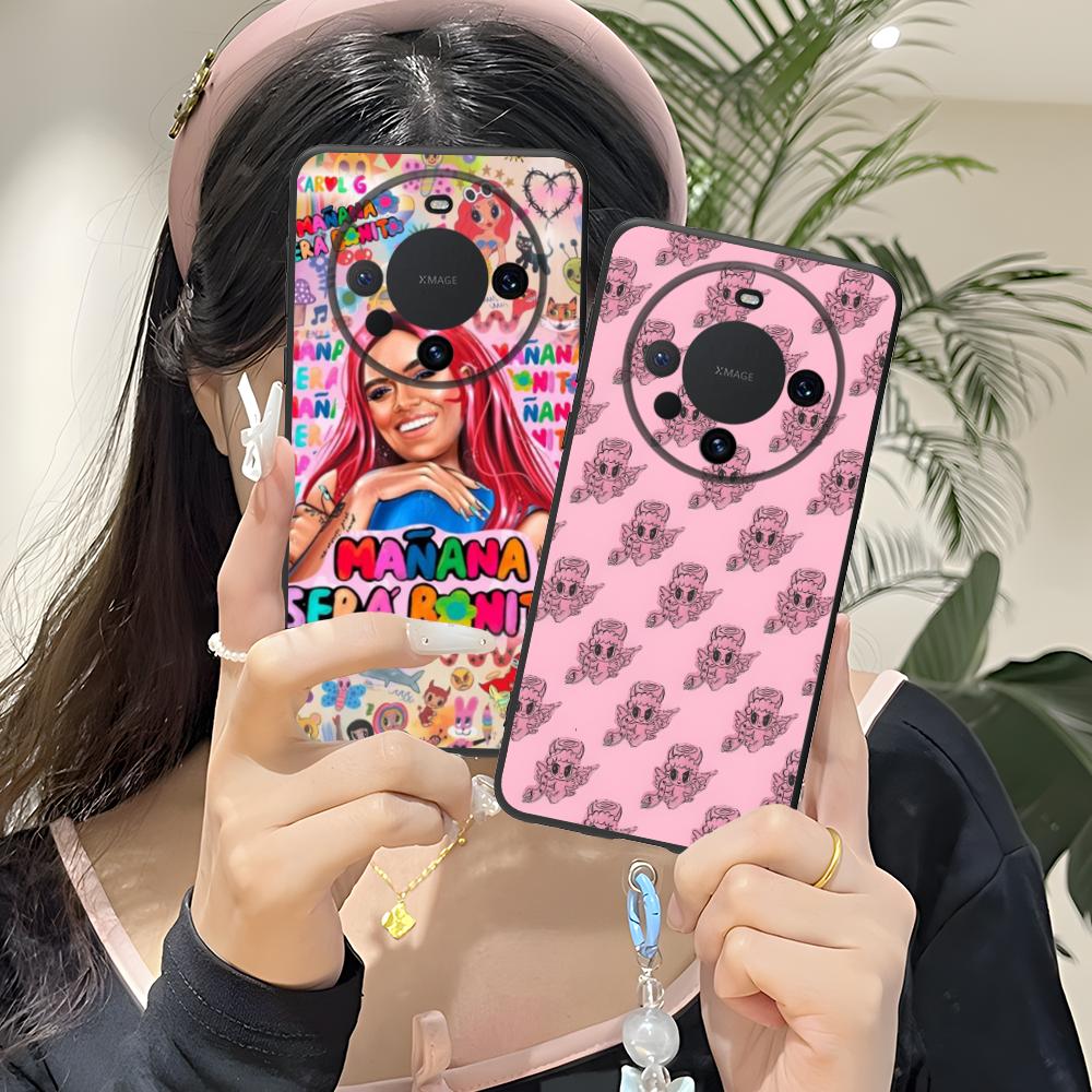 Karol G Latino Mobile Cell Phone Case for Huawei Mate 60 50 40 30 20 10 Pro Plus Lite E 5G Colorful Printing Cover Pretty Luxury
