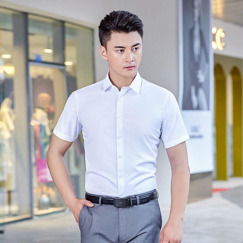 Белая мужская/женская рубашка с коротким рукавом Troloman 2XL