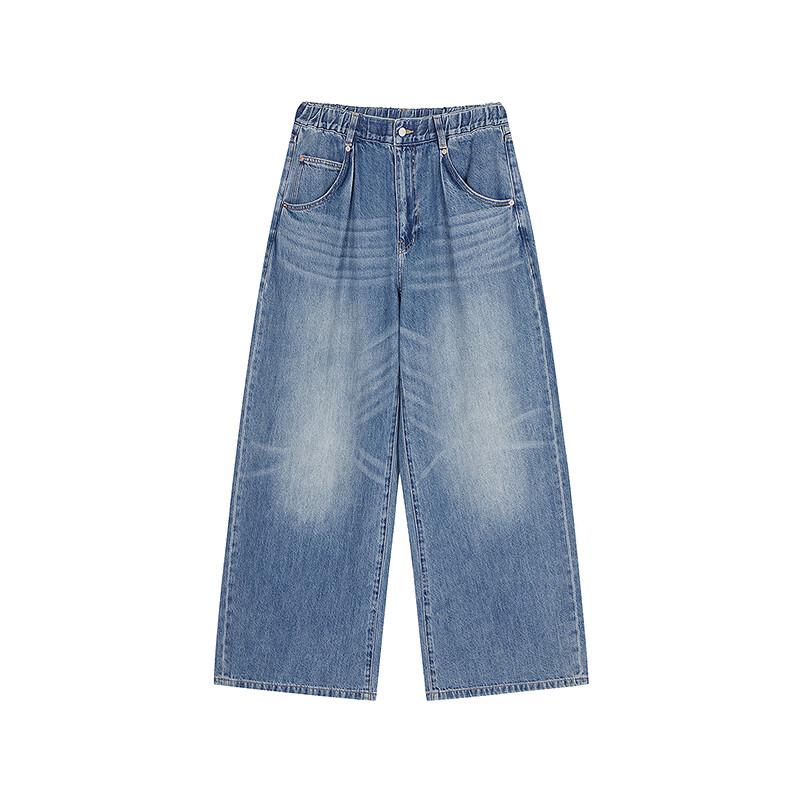 JNBY 2025 Summer Loose Fit Denim Jeans