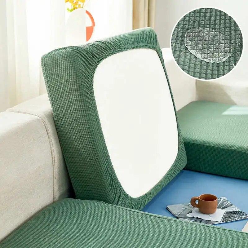 

Водонепроницаемый чехол для подушки на сиденье дивана 1/2/3/4 местный жаккардовый эластичный защитный чехол для мебели L-образные чехлы для диванов Normal Size-1 Seater