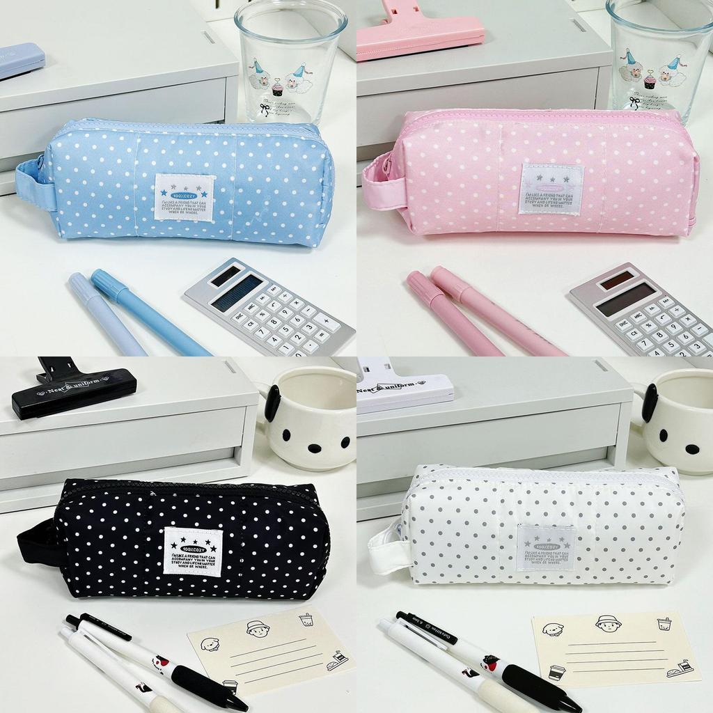 Portable Fabric Pen Case With Large Capacity For Students And Office Use