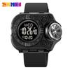 Men's Electronic Watch Waterproof Luminous Multi-function Watch Sports Outdoor Electronic Watch with Flashlight