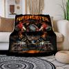 Firefighter Helmet T-Shirt - Fire Department GearBlanket Flannel Throw Blanket for Sofa, Bed, Travel, Camping, Office, Couch, Chair, And Bed
