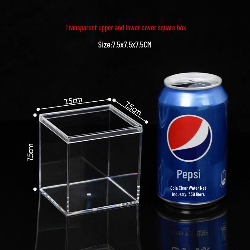 Transparent Acrylic Storage Box with Lid - Food Grade Candy or Gift Packaging