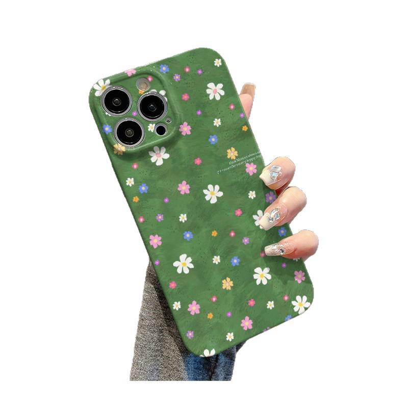 Coque de téléphone Verte Florale pour iPhone 17 Pro Max, Coque Créative & Protectrice