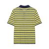 European and American style, new women's clothing, foreign style, fashionable striped knitted POLO shirt 9874006