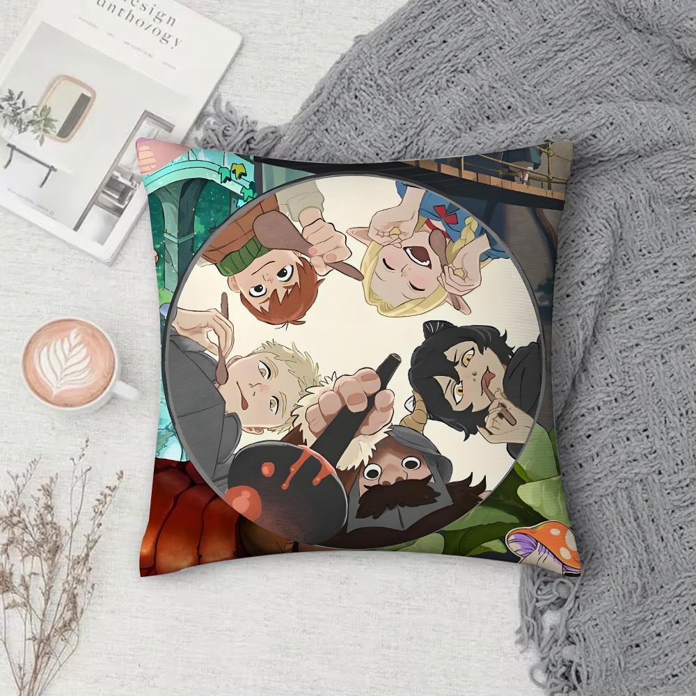 Bilibili Anime Delicious in Dungeon P Pillow Case Cover Square Sofa with for pattern comfortable cushionsuitable of room