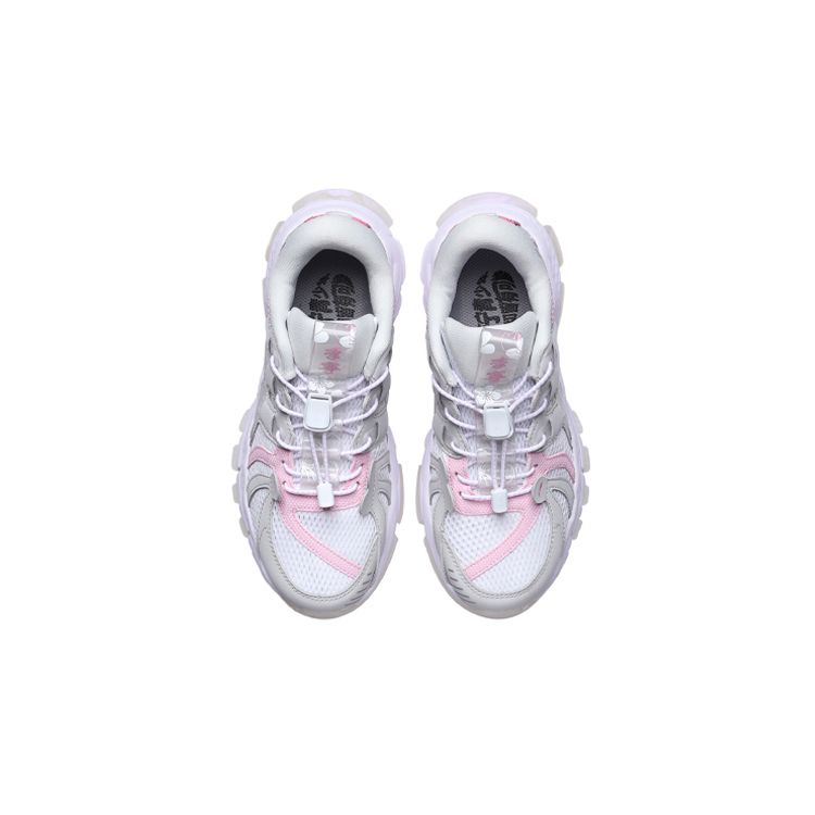 Li Ning Youth  Children Lijun Shock Absorption Non-Slip Wear-Resistant Lightweight Rebound Kids Sneakers YKCR068-2