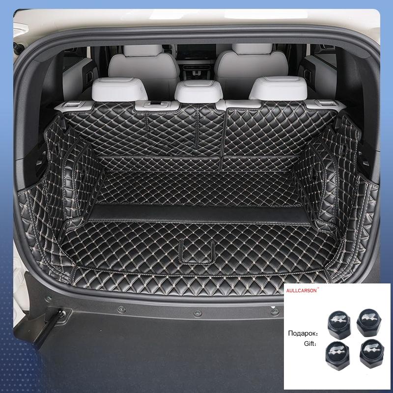 

For BYD Leopard Titanium 3 2026 2026 Trunk Mat Leather Durable Cargo Liner Boot Carpets Interior Cover Accessories 6 Pieces Leopard Titanium 3