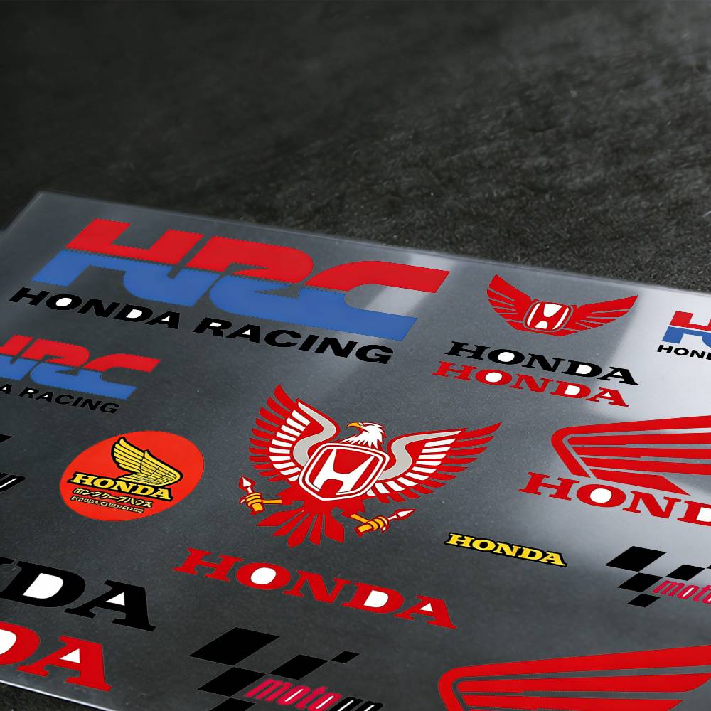 For Honda Reflective Motorcycle Stickers, 3M Safety Warning At Night In The Dark Scooter Helmets