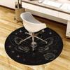 1pc Multi Surface Chair Mats "Mystical Moth with Skull" Perfect for Decorating Office Chairs, Living Rooms, Or Bedrooms.dt080