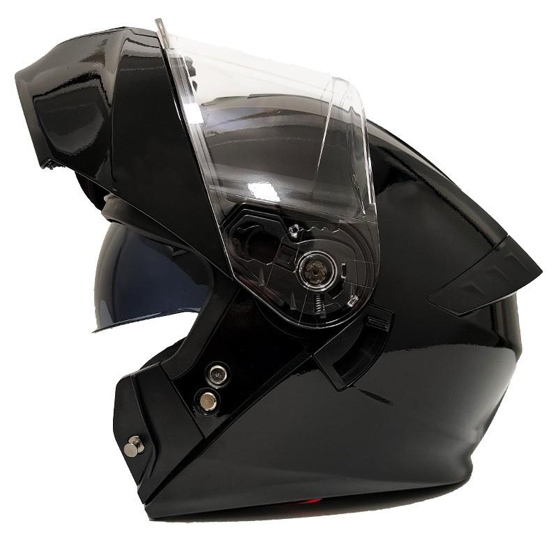 Full Face Motorcycle Helmet With Flip-Up Visor Dual Lens Use ABS Adult Safety Commuting