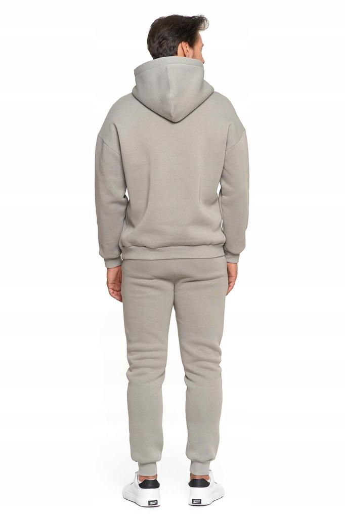 Men's Hooded Sweatshirt Oversize Cotton Warm MORAJ 3XL GREY